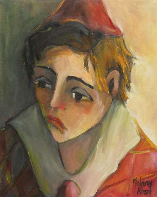 The Little Harlequin! 400 x 340 mm Melany Koen