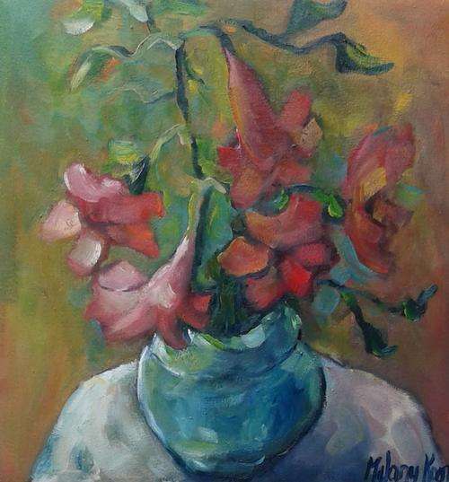 Crimson! 330x350 mm Melany Koen