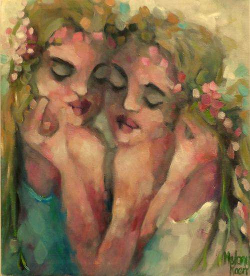 A Floral Hug! 400x450 mm Melany Koen