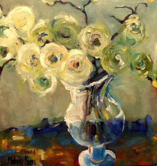 Shades of blue-green! 320x340 mm Melany Koen