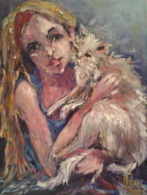 Duchess.......and me! 450x600 mm Melany Koen