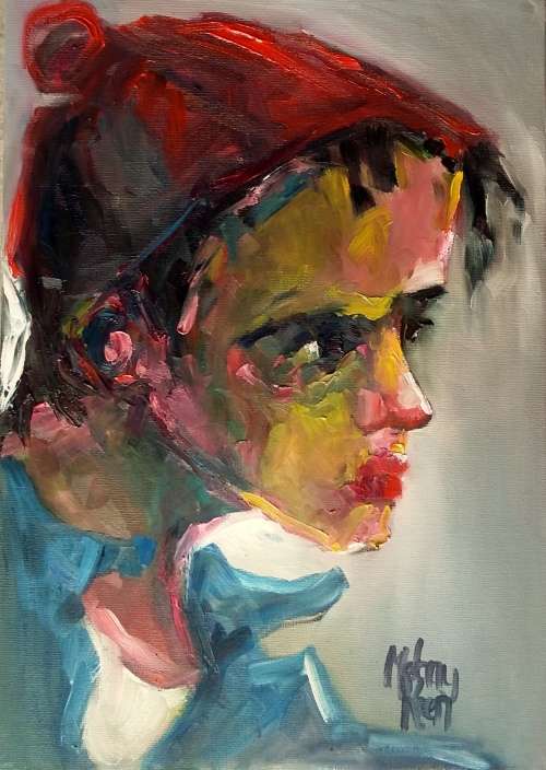 Harlequin! 250 x 350 mm Melany Koen