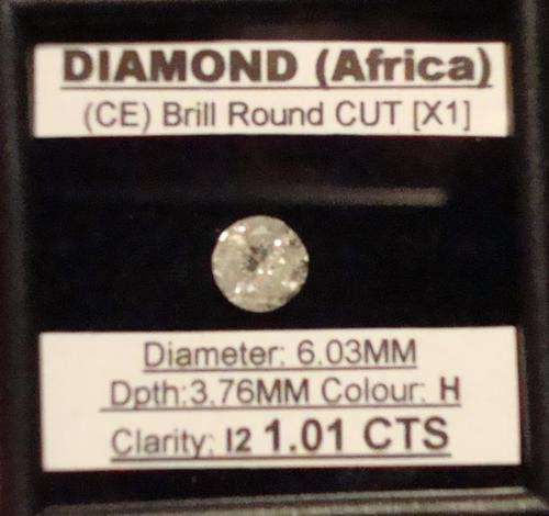 Brill Round Cut 1.01 CTS