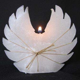 Angel Wing Candles - Medium