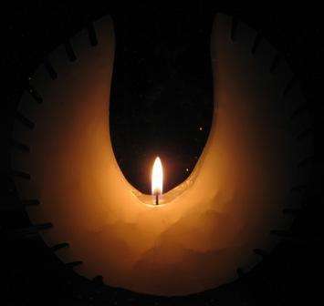 Angel Wing Candle, angel wings