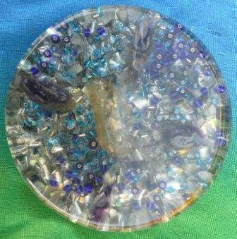 Orgonite Charging Disk / Clearing Plate - MINI (coaster)