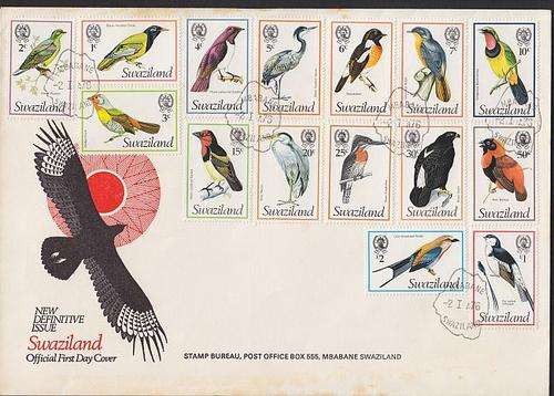 1976 ++ FDC ++ DEF ISSUE "BIRDS" ++ C/V STAMPS ÃÂÃÂ£27 - SEE BELOW ++ SG 236-250