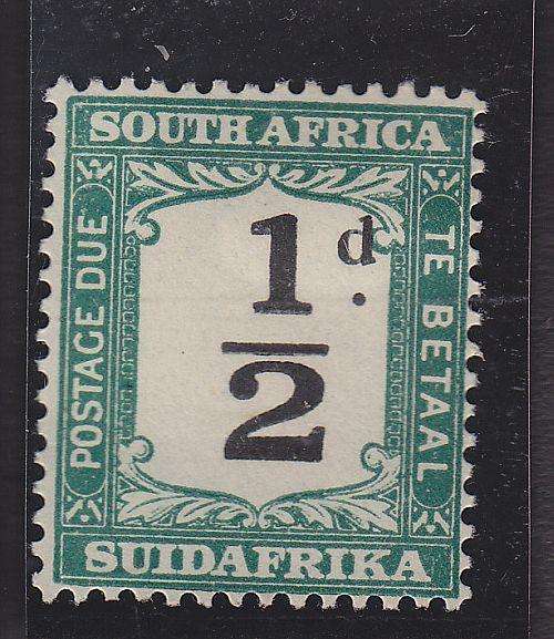 1927-28 ++ "POSTAGE DUE" ++ 1/2d BLACK & GREEN ( "d" TOUCHING FRAME) ++ MHL ++ SACC 17