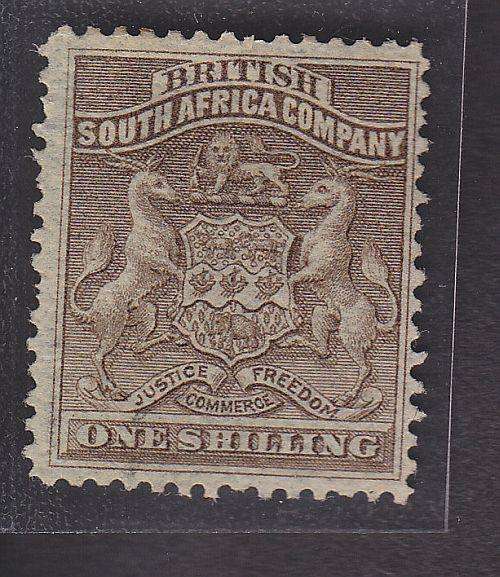 1892 ++ 1s GREY-BROWN ++ MINT (NO GUM) ++ SACC 4