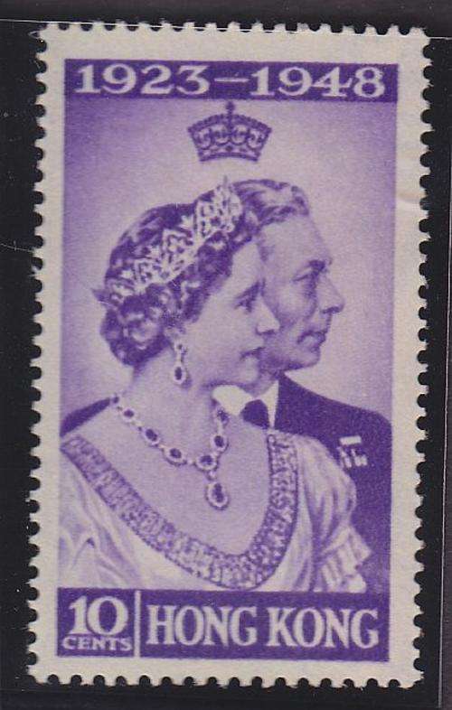 1948 ++ "SILVER WEDDING" ++ 10c VIOLET ++ MHL ++ SACC 171