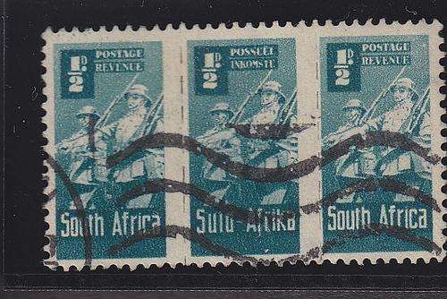 1942-44 ++ "BANTAMS" ++ 1/2d BLUEISH-GREEN ++ UNIT FU ++ SACC 95