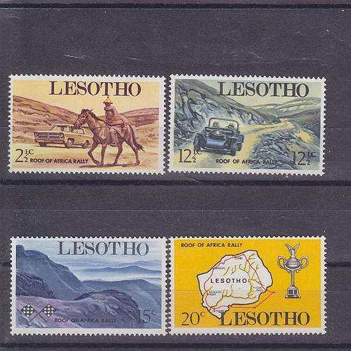 1969 ++ "ROOF OF AFRICA CAR RALLY" ++ SET OF 4 ++ MNH ++ SG 171-174