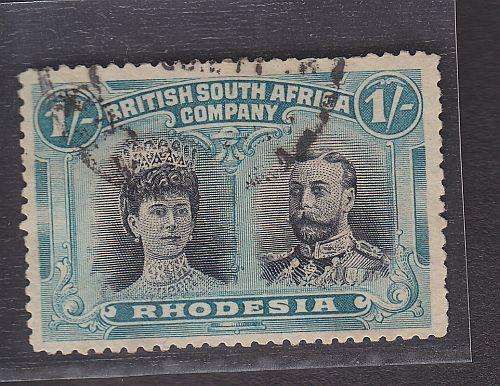 1910 ++ "DOUBLE HEADS" ++ 1s BLACK & DEEP BLUE-GREEN (PERF 14) ++ FU ++ SACC 151a