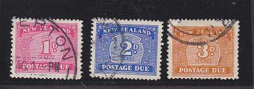 1939-49 ++ "POSTAGE DUE" ++ SET OF 3 ++ FU ++ SG D 45-47