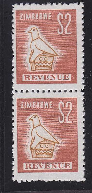 REVENUE ++ 1981 ++ $2 PALE BROWN & BROWN ++ PAIR MINT (NO GUM) ++ BT 11
