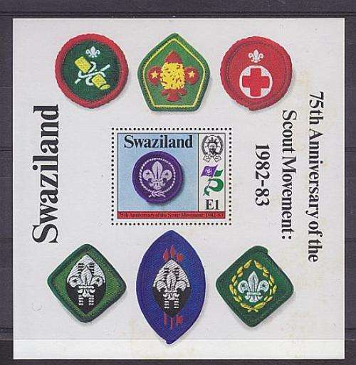 1982 ++ "75th ANNIV OF BOY SCOUTS" ++ MIN SHEET ++ MNH ++ SG MS 420