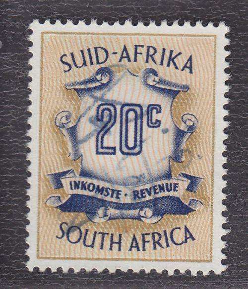 REVENUE ++ 1969 ++ 20c BLUE & BROWN ++ FU ++ BT 134