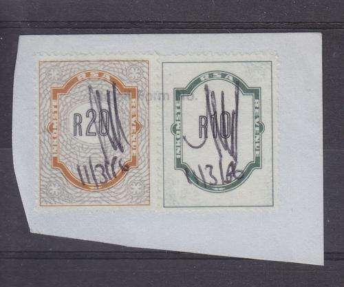 REVENUE ++ R20 (INVERTED "85") & R10 - NO BACKGROUND ON PIECE ++ SEE BELOW