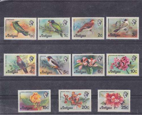 ANTIGUA + 1976 + "DEF ISSUE" + SHORT SET OF 11 - SEE BELOW + MHL + C/V ÃÂ£9.70 + SG 469a-79a