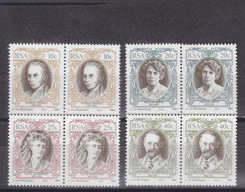 1984 ++ "S.A. ENGLISH AUTHORS" ++ SET IN PAIRS ++ MNH ++ SACC 588-561