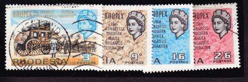 1966 ++ "RHOPEX" ++ SET OF 4  ++ VFU ++ SG 388-391