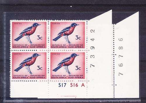 1972 ++ "DEF ISSUE" ++ 3c C/BLOCK OF 4 (517 516 A & B) ++ MNH ++ SACC 328