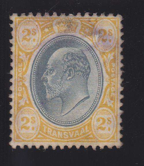 1903 ++ KE VII ++ 2s GREY-BLACK & YELLOW ++ FIS USED ++ C/V R400 ++ SACC 263