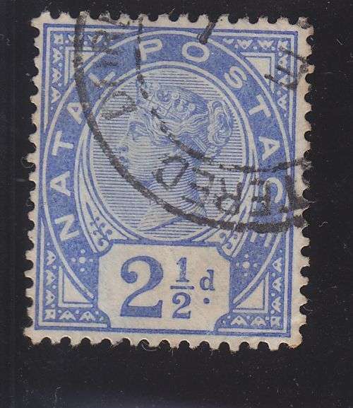 1891 ++ QV ++ 2 1/2d BRIGHT BLUE ++ FU - SEE BELOW ++ SACC 106