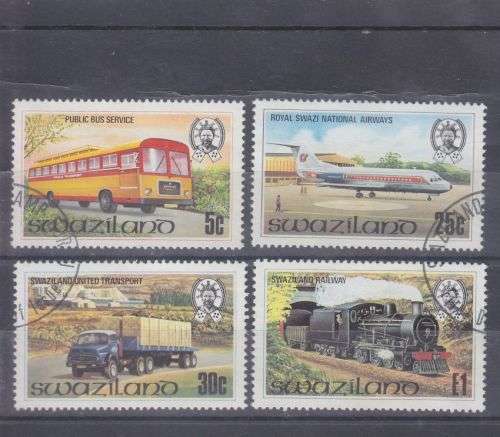 1981 ++ "TRANSPORT" ++ SET OF 4 ++ VFU ++ C/V R34 ++ SG 368-371