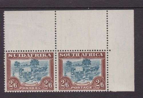 1945 + "ROTO" + 2/6 BLUE & BROWN CNR MARG FINE DR BLADE + SEE BELOW + MH (MARG) + SACC 50a
