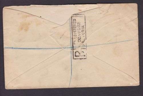 REG COVER ++ 1902 ++ POSTED "PRETORIA TO GORDON'S BAY" ++ SEE SCANS BELOW