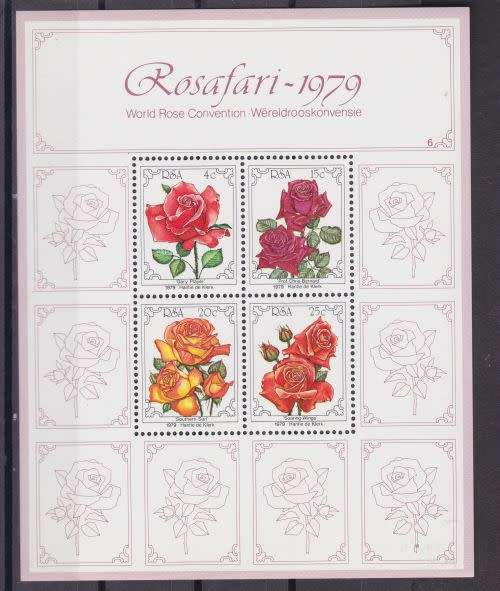 1979 ++ MIN SHEET NO 9 ++ "ROSAFARI 1979" ++ MINT ++ SEE SCAN BELOW