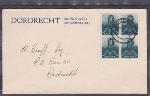 FDC ++ 1941 ++ "LARGE WARS" ++ 1 1/2d  BLOCK OF 4 ++ C/V R700 ++ SEE SCAN BELOW
