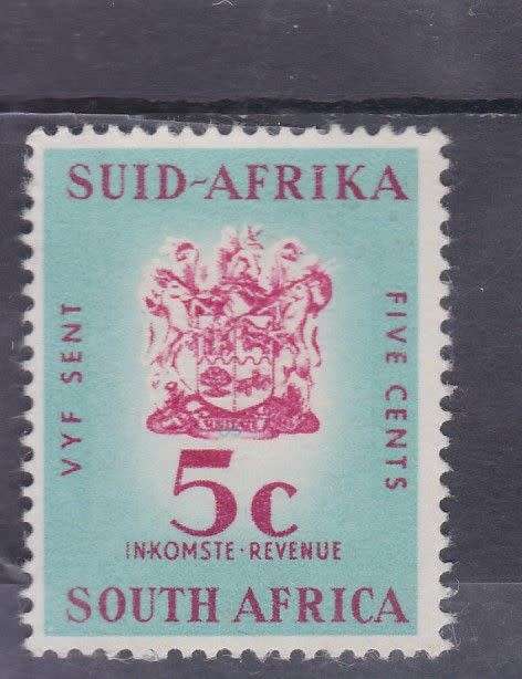 REVENUE ++ 1965 ++ 5c BLUE & RED ++ MNH ++ BT 111