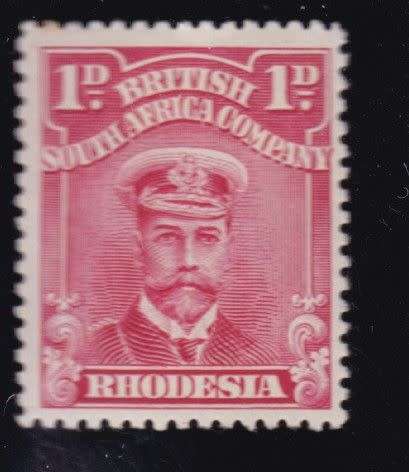 BSAC ++ 1923 ++ "ADMIRALS" ++ 1d BRIGHT ROSE & SCARLET (PERF 14) ++ MH ++ C/V R200 ++ SG 285