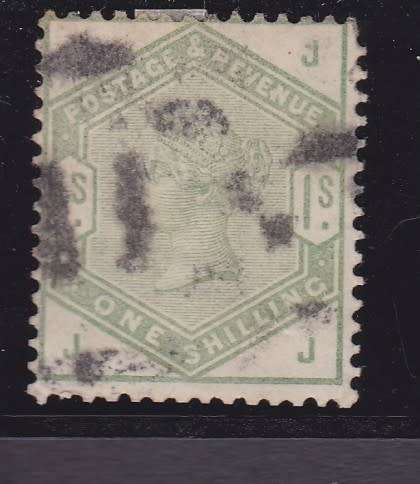 GB ++ 1884 ++ QV ++ 1s DULL GREEN ++ FU ++ C/V R5000 ++ SG 196