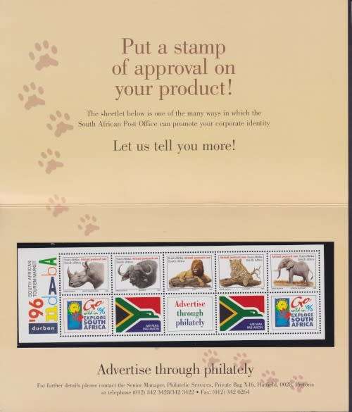 1996 ++ "BIG FIVE - INDABA LOGO" ++ COMPLETE ++ SEE SCANS BELOW