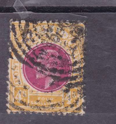 NATAL, 1902-03, KE VII, 4s 5ROSE AND MAISE, USED ?, C/V POSTAL R1700, SACC 121