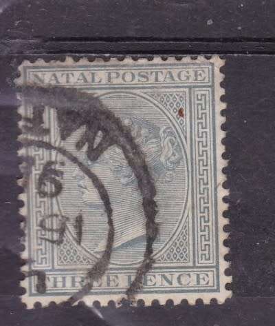 NATAL, 1882-89, QV, 3d GREY, FU, SACC 97