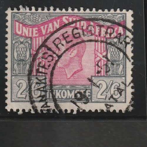 U OF SA, 1949, REVENUE, 2/6, GREY/RED, USED, BT 72