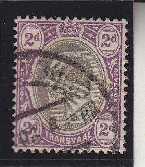 1902-03 ++ KE VII ++ 2d BLACK & PURPLE ++ FU ++ SACC 252
