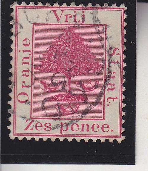 1878-94 ++ 6d ROSE-CARMINE ++ VFU ++ SACC 11