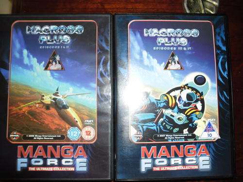 Manga Force Macross Plus Episodes 1.2.3.4