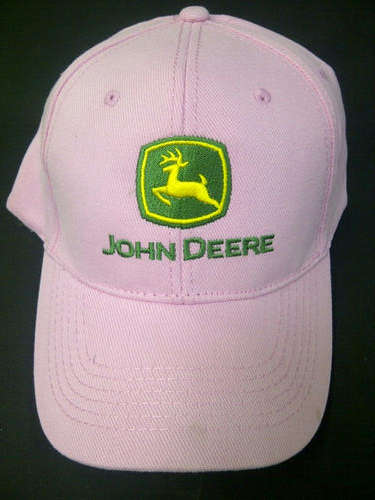 JOHN DEERE GIRL LADY CAP PINK