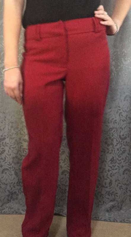 Striking red formal pants Size 34