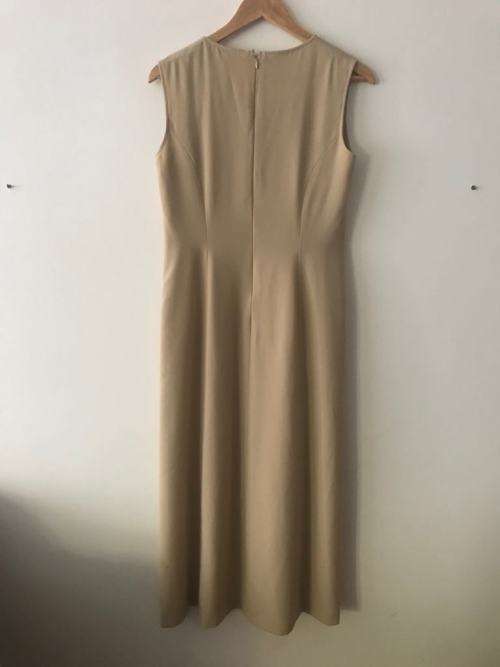 Long length Beige dress SIZE MEDIUM