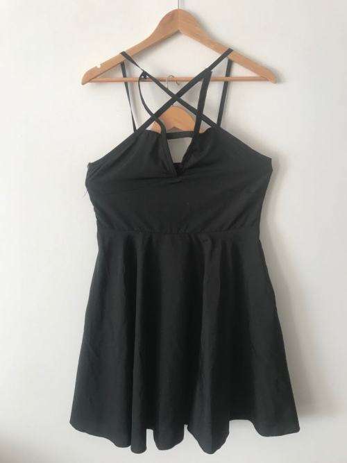 Pentagram black dress