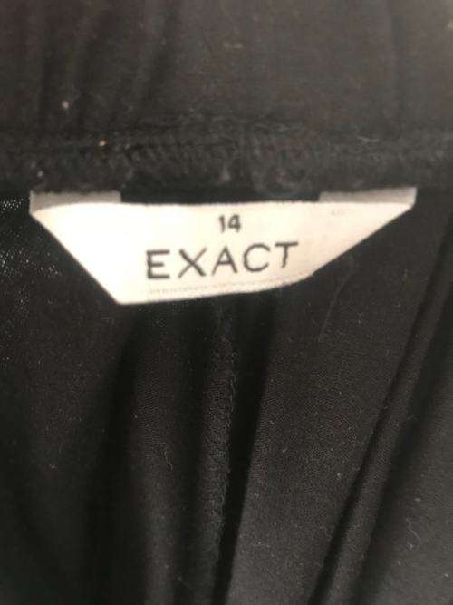 Long length thick black skirt SIZE 14