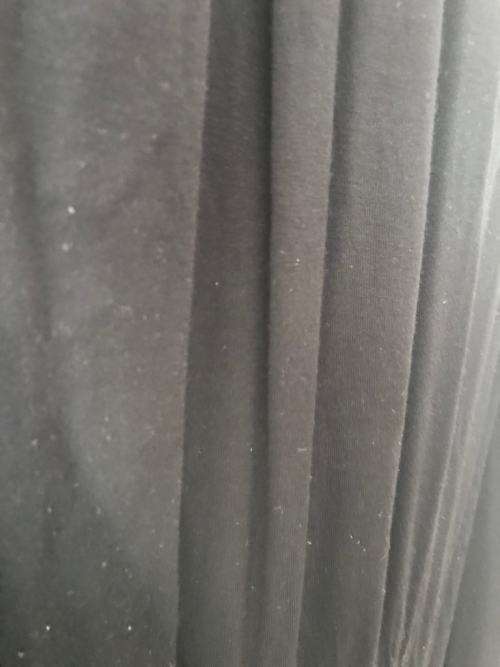 Long length thick black skirt SIZE 14