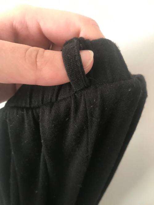 Long length thick black skirt SIZE 14